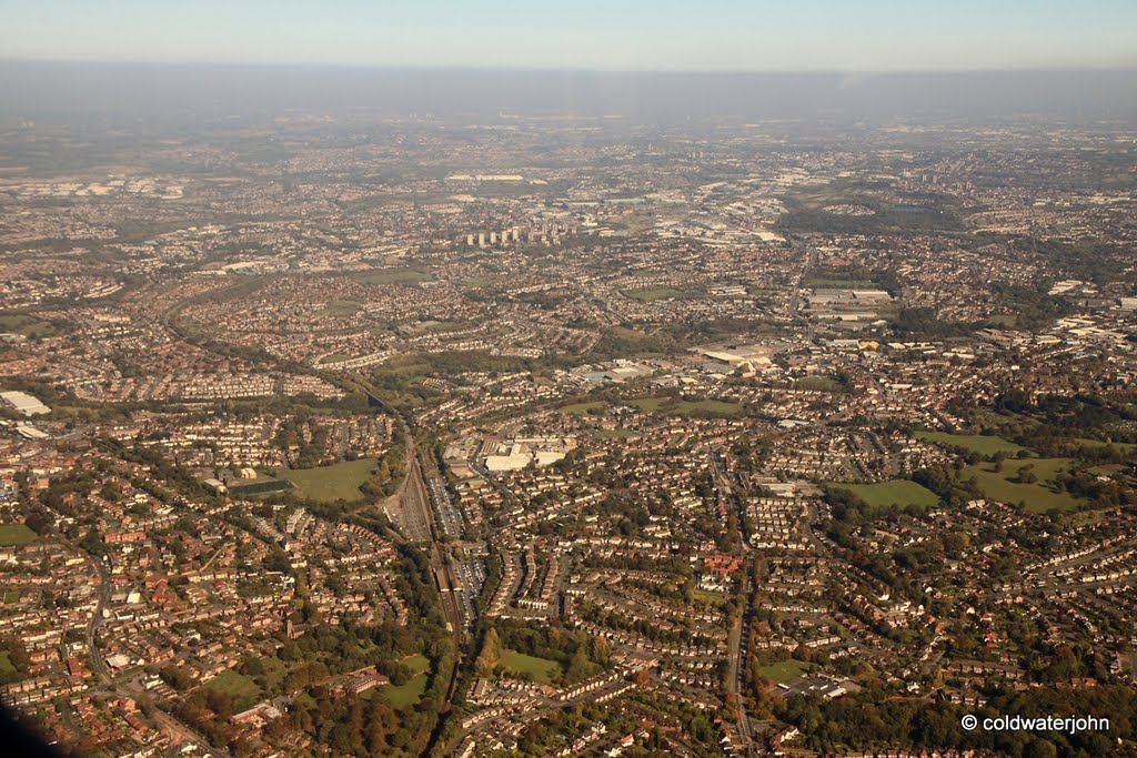 rial - Overhead Stourbridge looking towards Brierley Hill, Стоурбридж