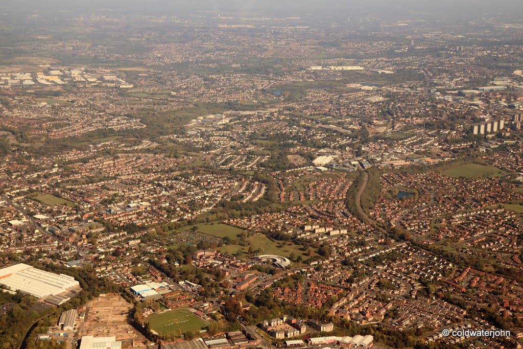 Aerial - West Birmingham outskirts, Стоурбридж