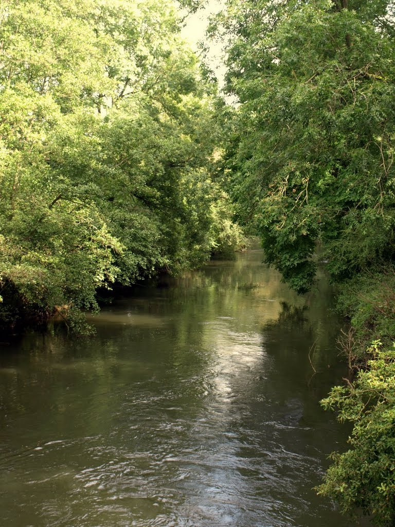 Hampton Court, Herefordshire: the River Lugg, Стретфорд