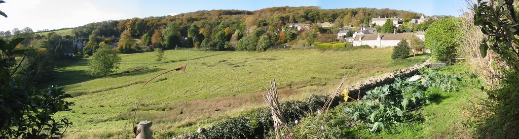 Panorama of Randwick Valley, Gloucestershire, UK, Строуд