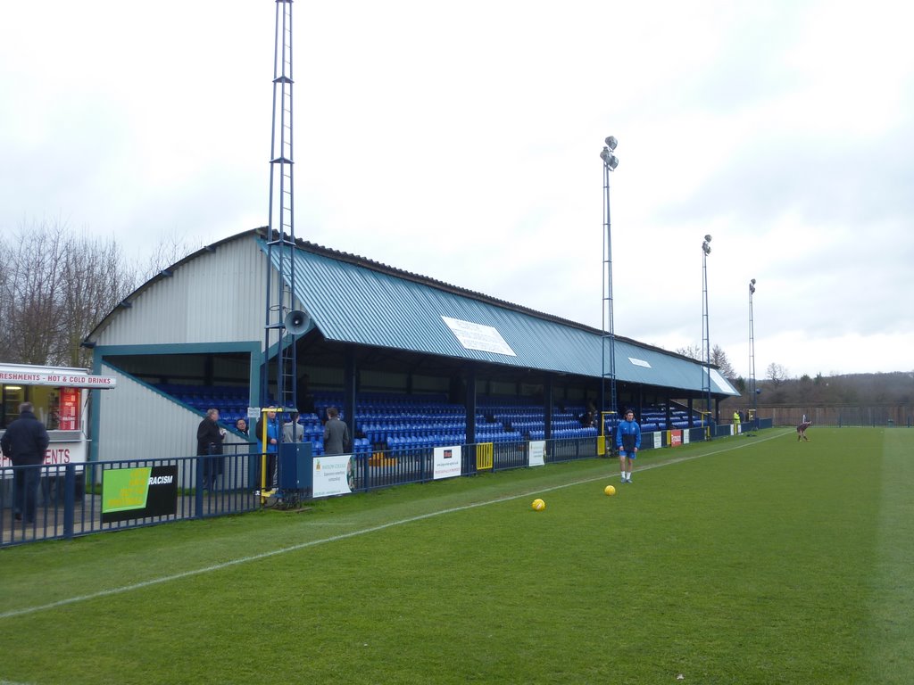 Longmead Stadium, home of Tonbridge Angels Football Club, Тонбридж