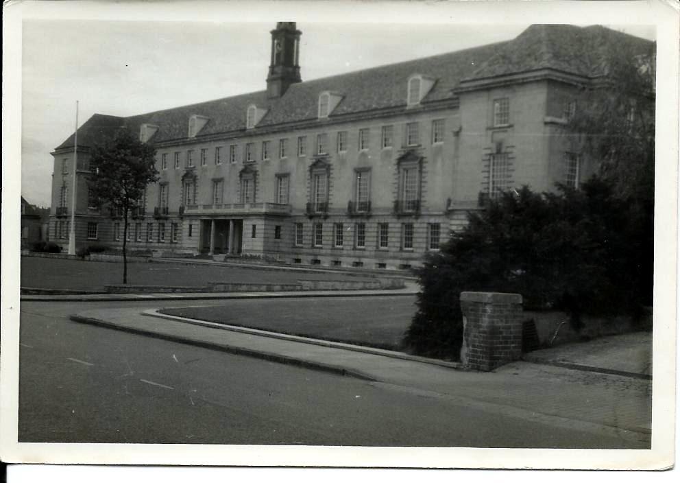County Hall, Trowbridge en 1960, Траубридж