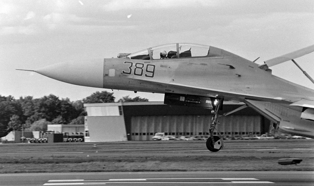 SU-27UB Farnborough Airshow late 80s, Фарнборо
