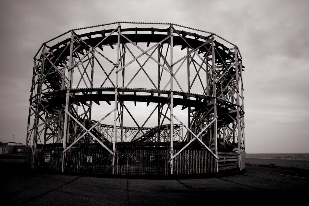 abandoned roller coaster in folkestone, Фолькстон