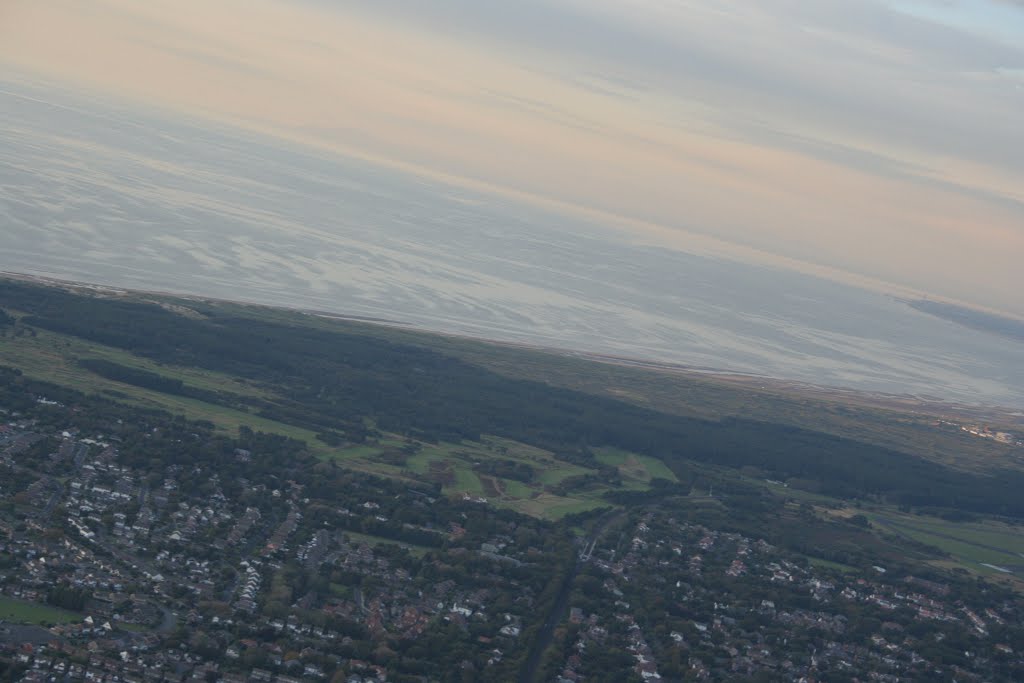 View Of Liverpool Bay From A Microlight., Формби