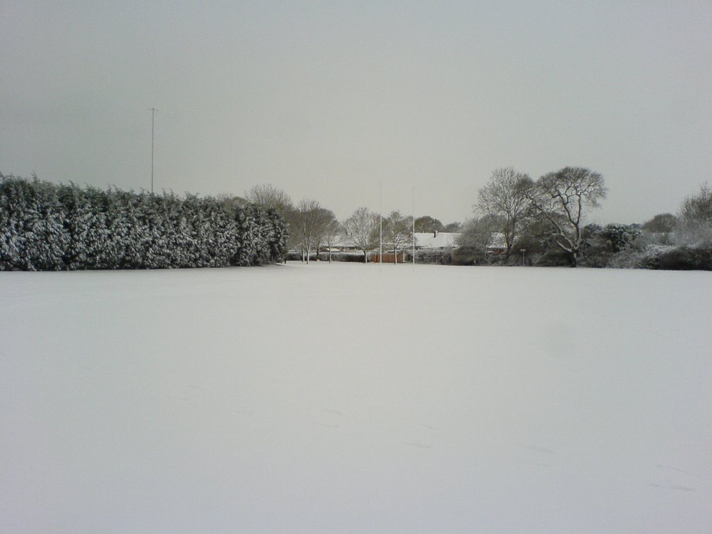 bedhampton field covered in snow [untouched], Хавант
