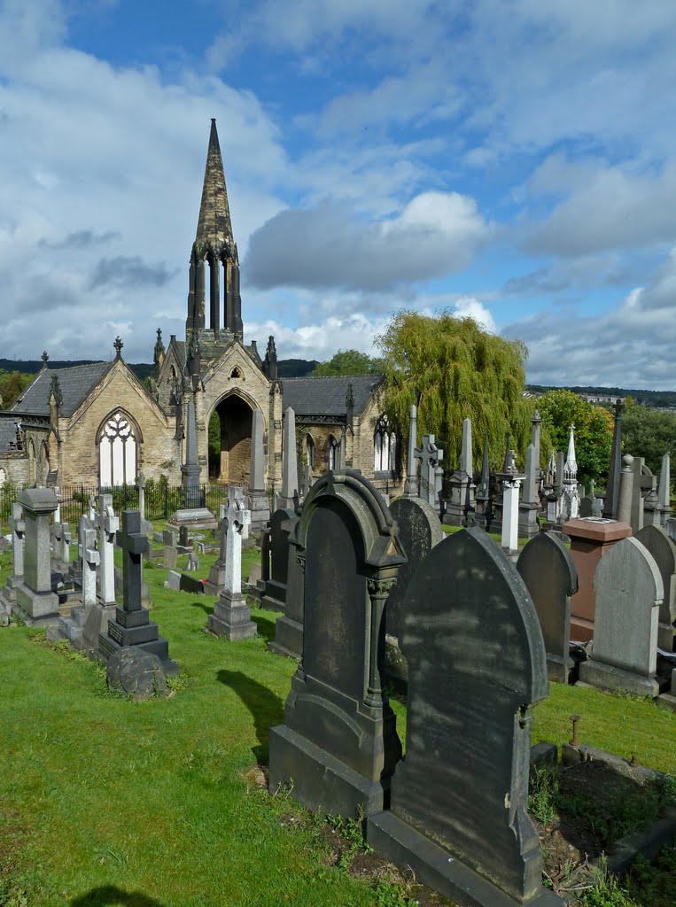 Mortuary Chapels, Edgerton Cemetery, Huddersfield, Хаддерсфилд
