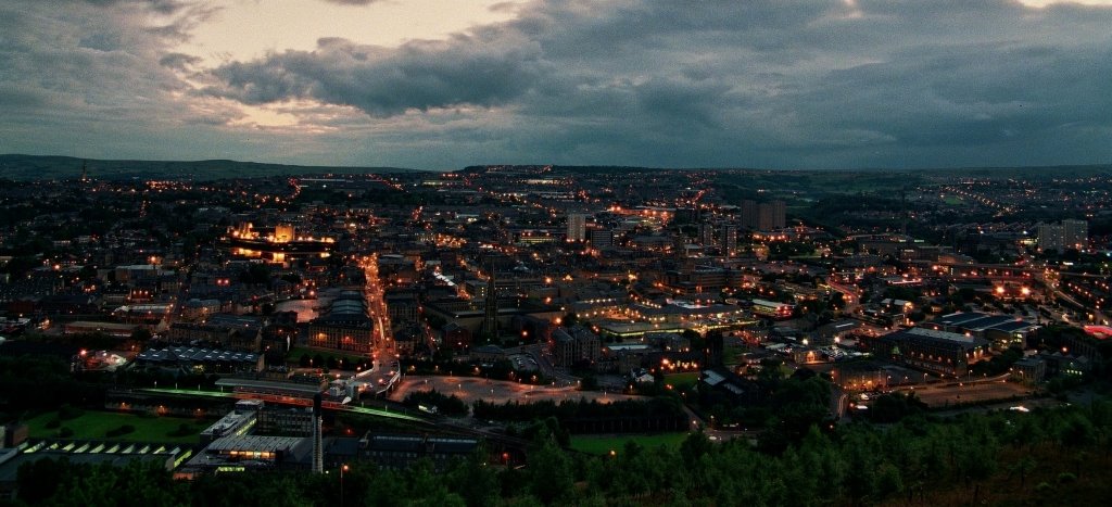 Halifax at night - panorama , Халифакс