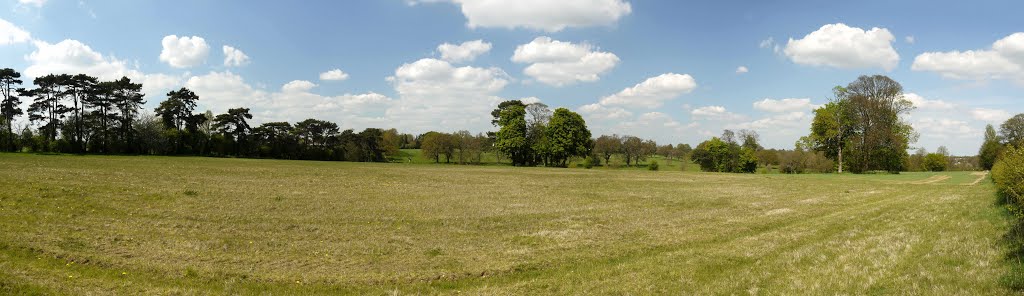 Rothamsted Park from the bridle path (May 2013), Харпенден