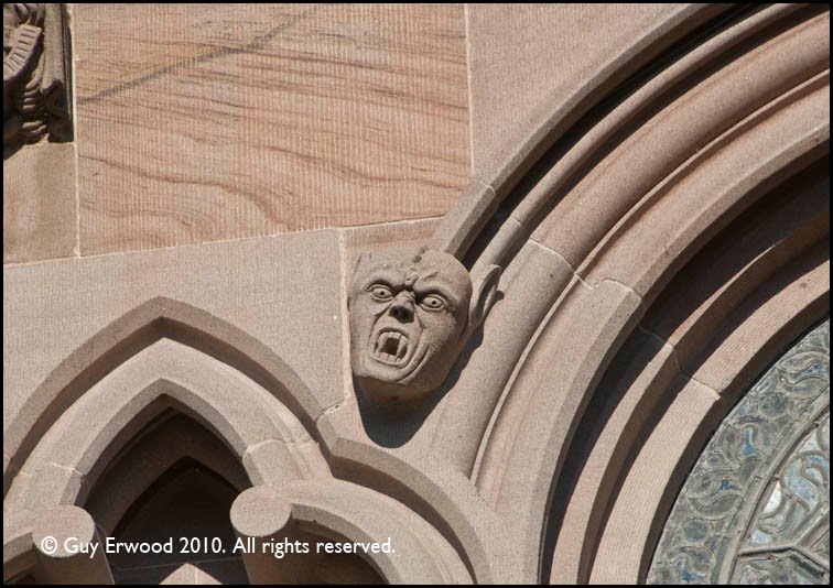 Hereford: Cathedral pagan detail, Херефорд