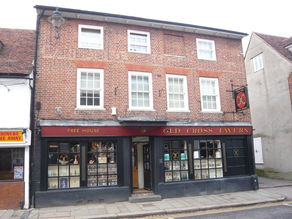 Old Cross Tavern, Hertford - home of the Old Cross Brewery., Хертфорд