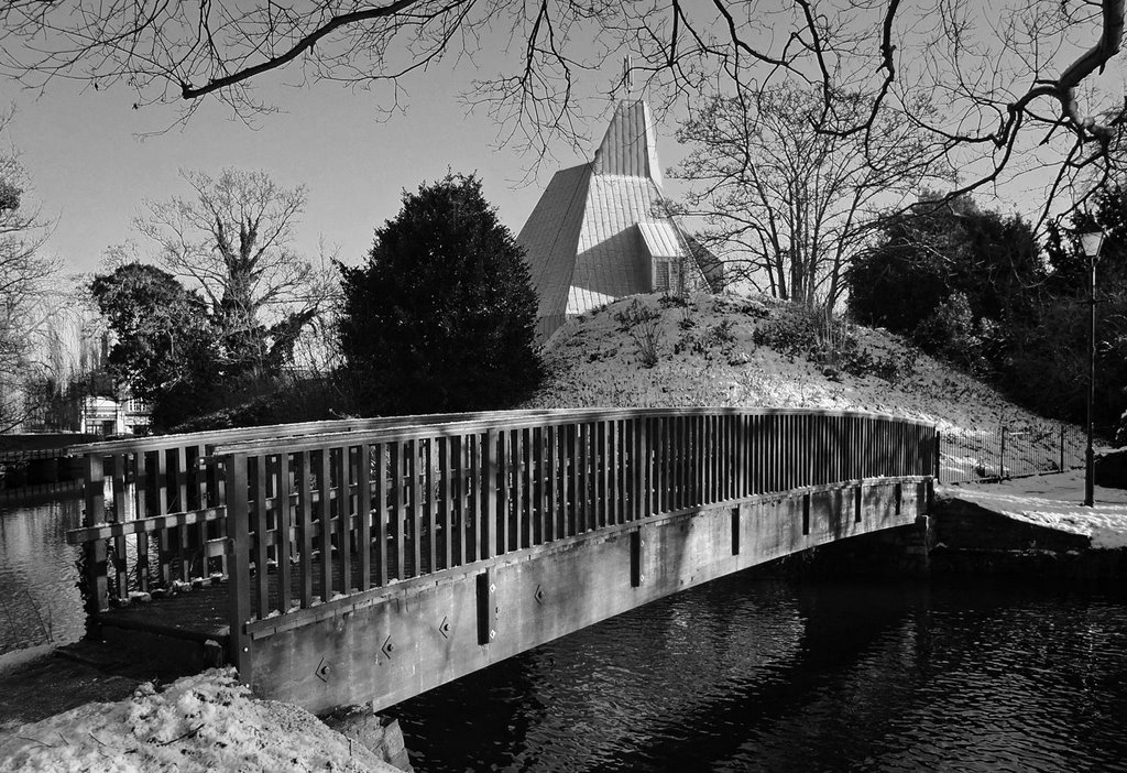 Bridge over the River Lea - Hertford, Хертфорд