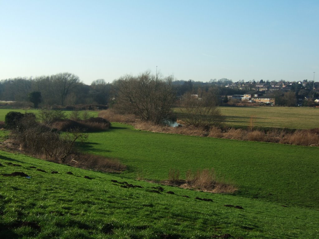 River Lee Valley, West of Hertford, Хертфорд
