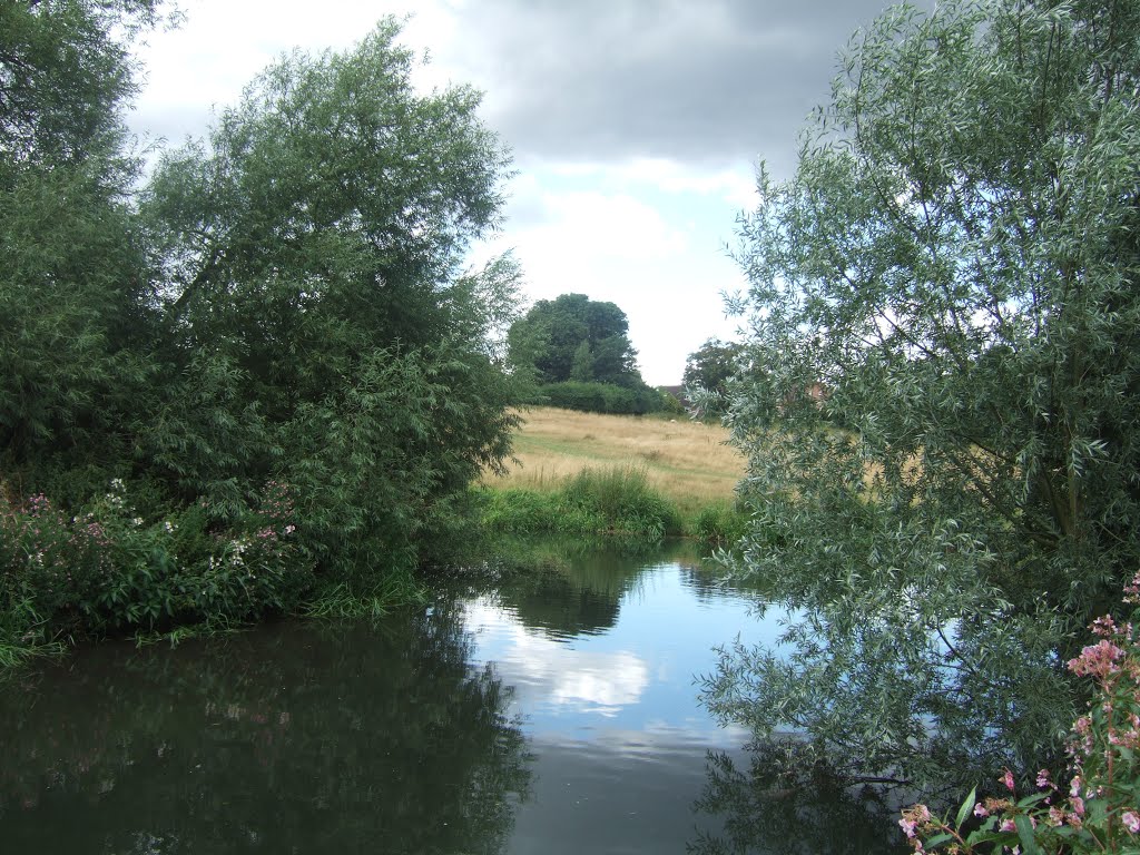 River Lee in Ware Park, Хертфорд