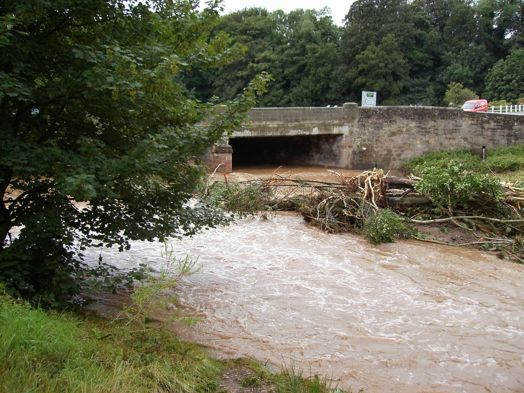 wooler in flood...july09, Хид