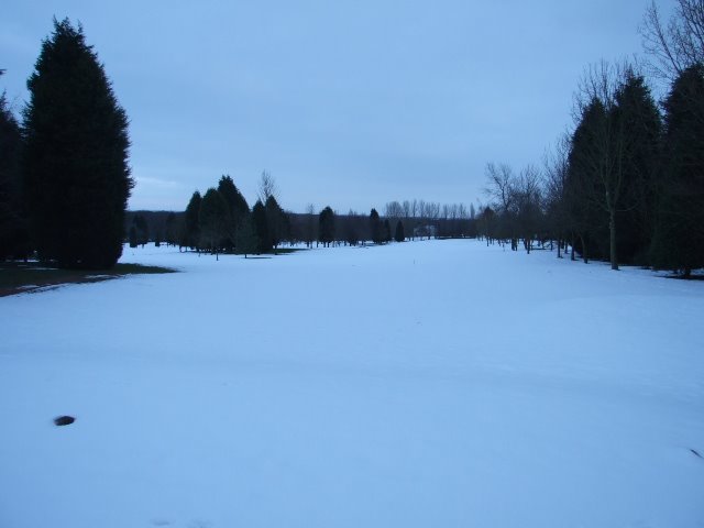 First tee at Hinckley Golf Club, Feb 2009., Хинкли