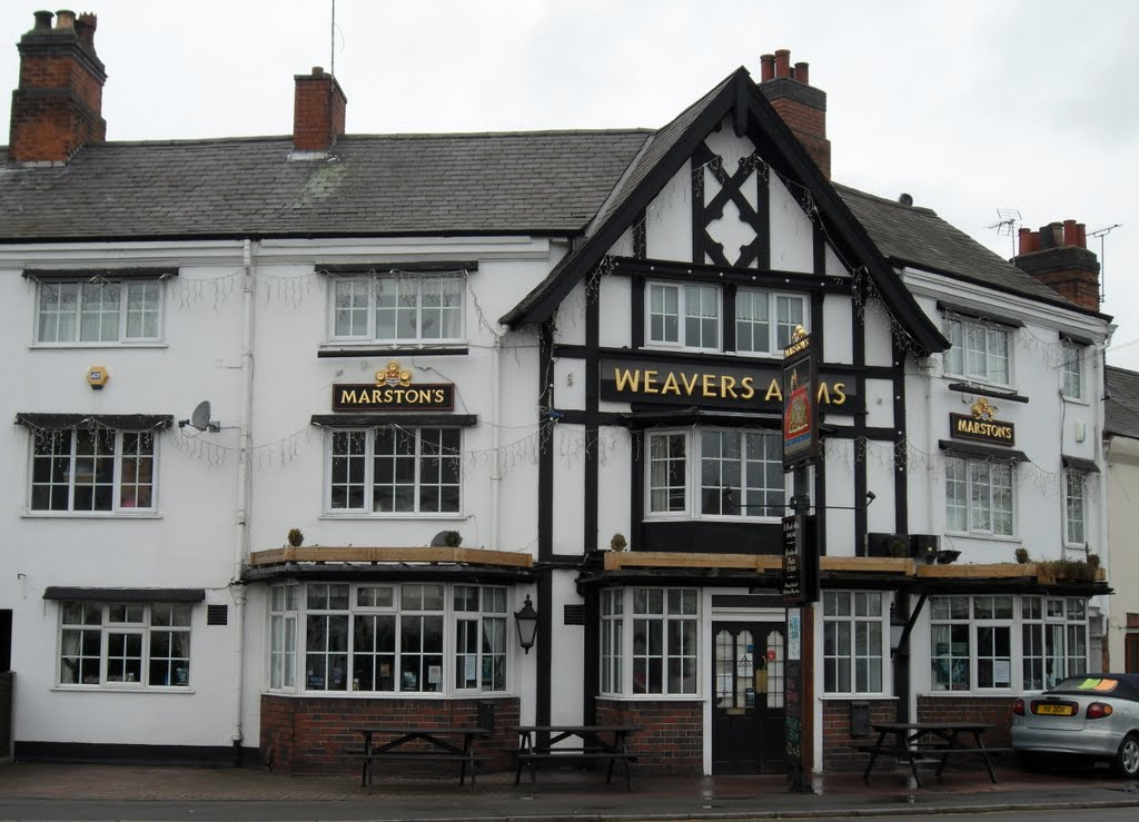 Weavers Arms at Hinckley, on a dull wet day better in than out., Хинкли