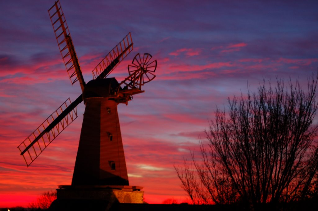 Windmill & sunset, Хоув