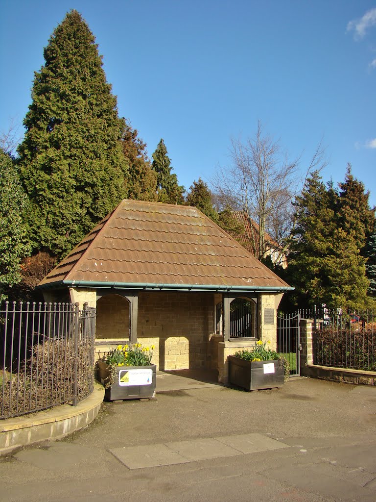 Pagoda and Conifers, Thomas Chambers Newton Memorial Hall, Chapeltown, Sheffield S35, Чапелтаун