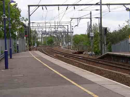Chelmsford Railway Station - Facing towards Witham., Челмсфорд