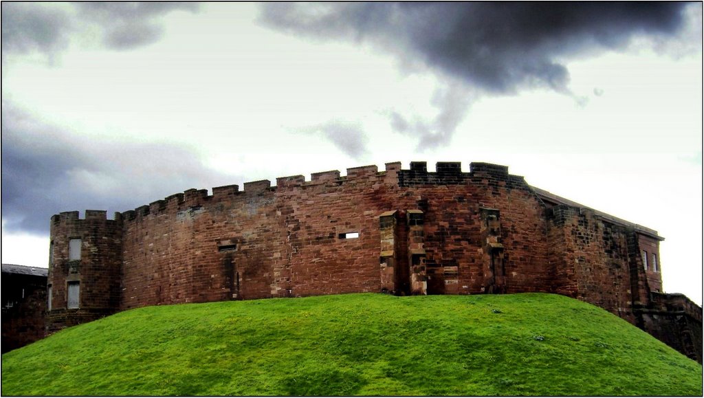 Chester Castle view from the Walls, Честер