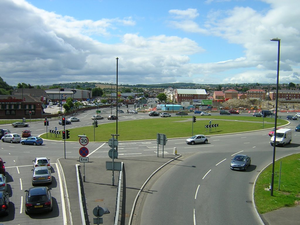 Hornsbridge Roundabout Chesterfield, Честерфилд