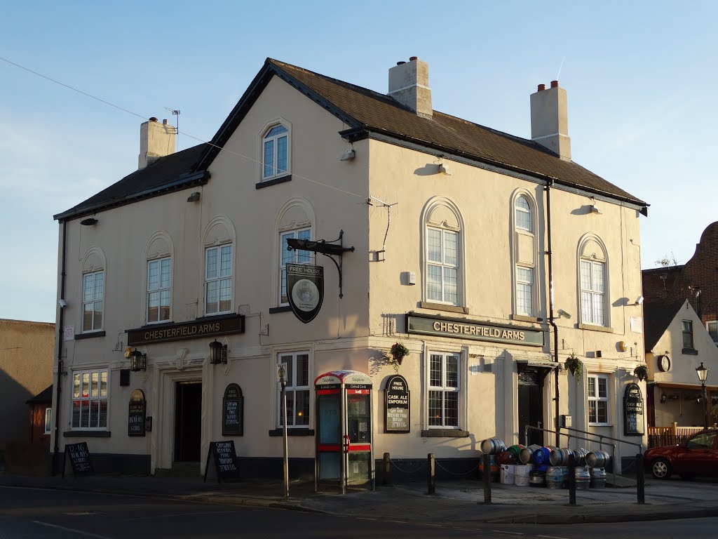 "The Chesterfield Arms" on Baslow Road, Chesterfield, Честерфилд
