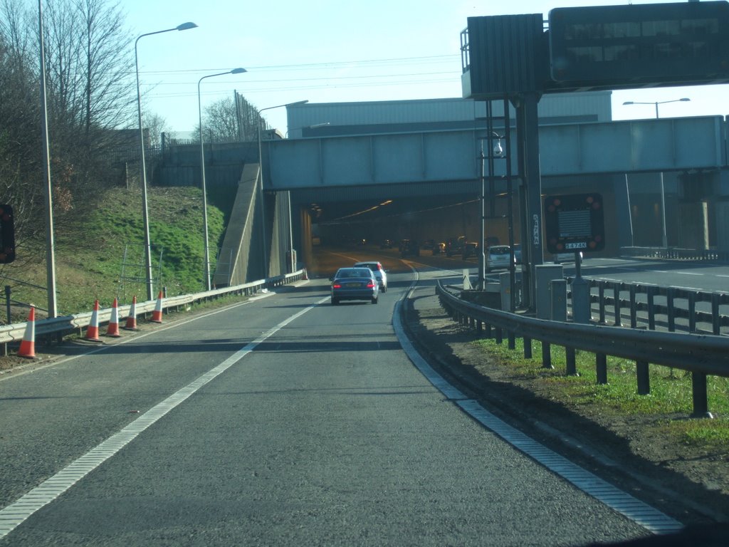 M25 Junction 25 Holmsdale Tunnel east, Чешант