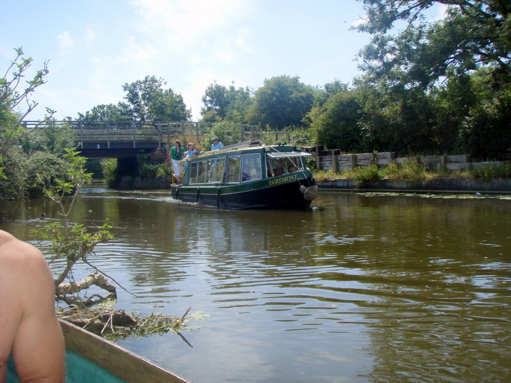 Chichester canal, a leisure boat, Чичестер