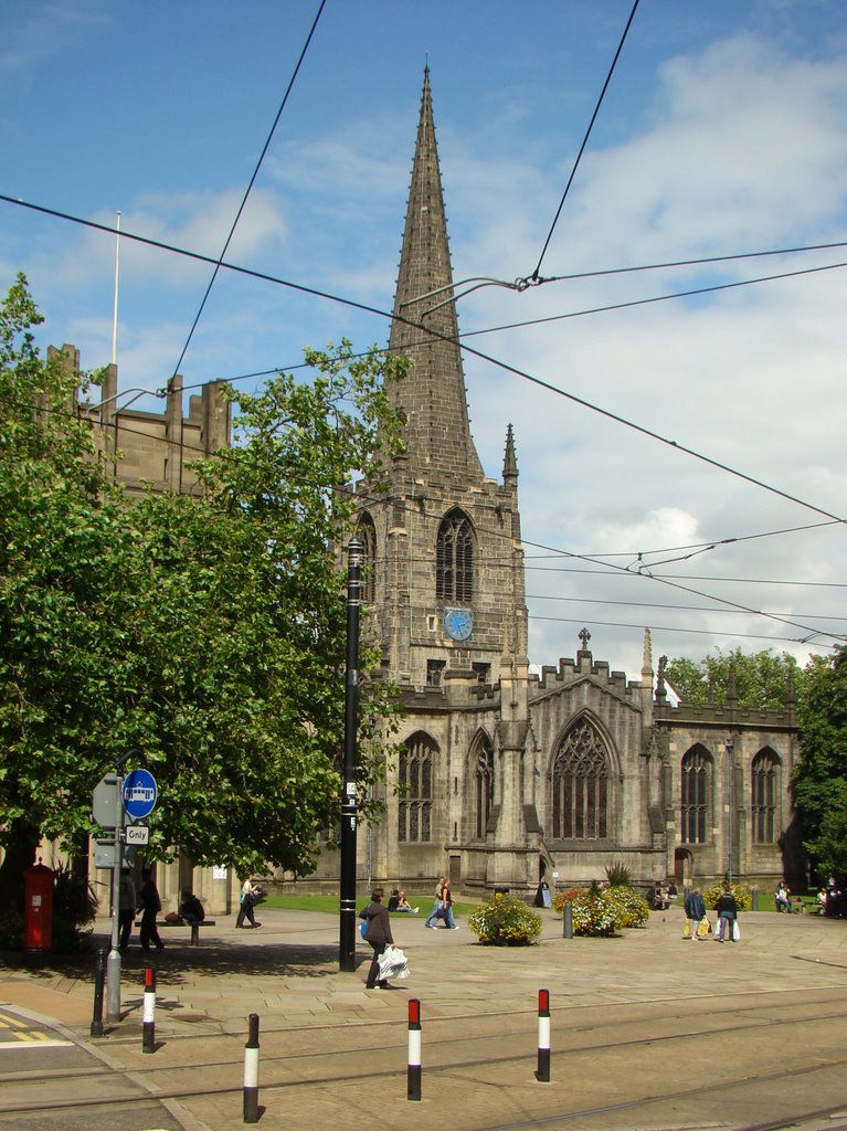 Sheffield Cathedral (church of St. Peter & St. Paul), Church Street, Sheffield S1, Шеффилд