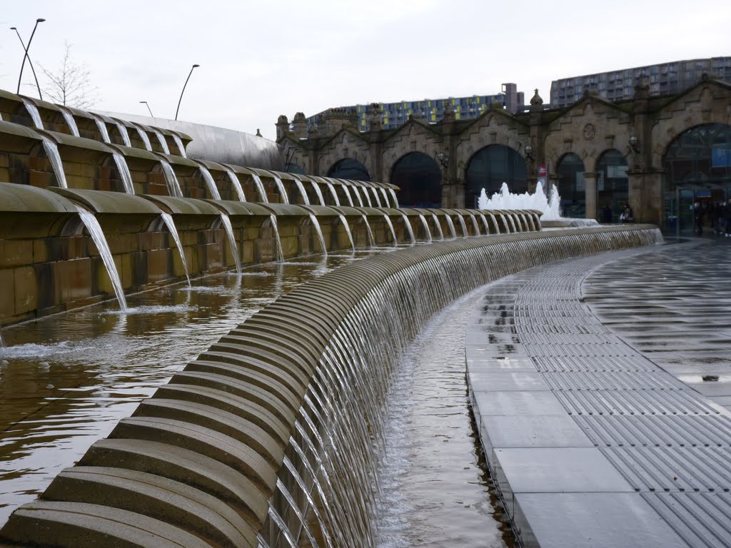 Water feature.Sheffield., Шеффилд