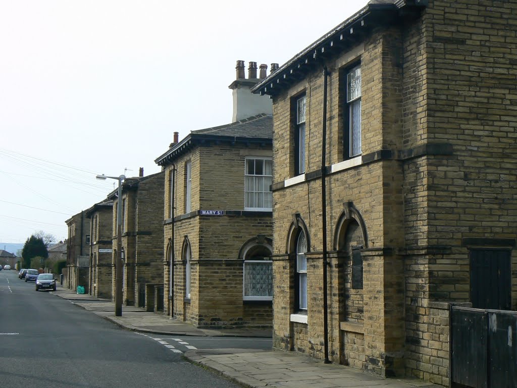 Mill Workers Houses at Saltaire, Shipley, West Yorkshire, UK, Шипли