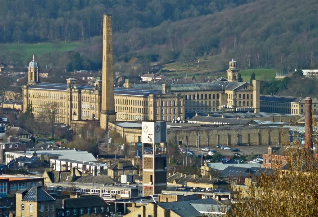 Shipley and Saltaire, from Wrose, Шипли