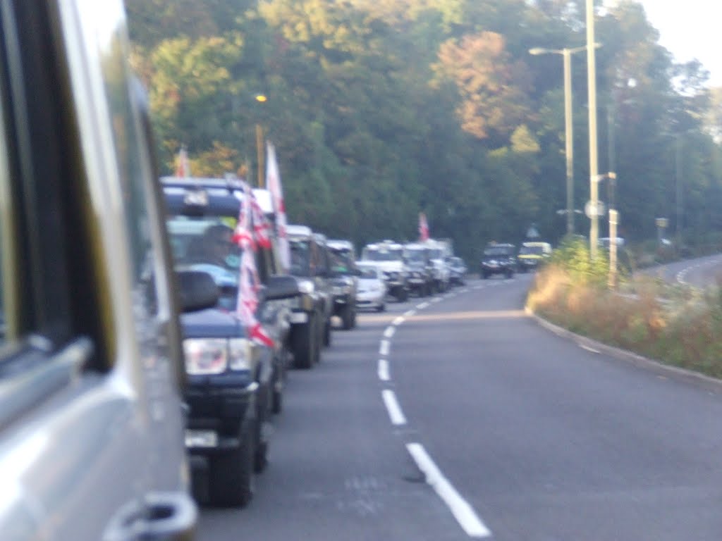 Traffic on the A 24 @ Ewell Surrey, Эпсом
