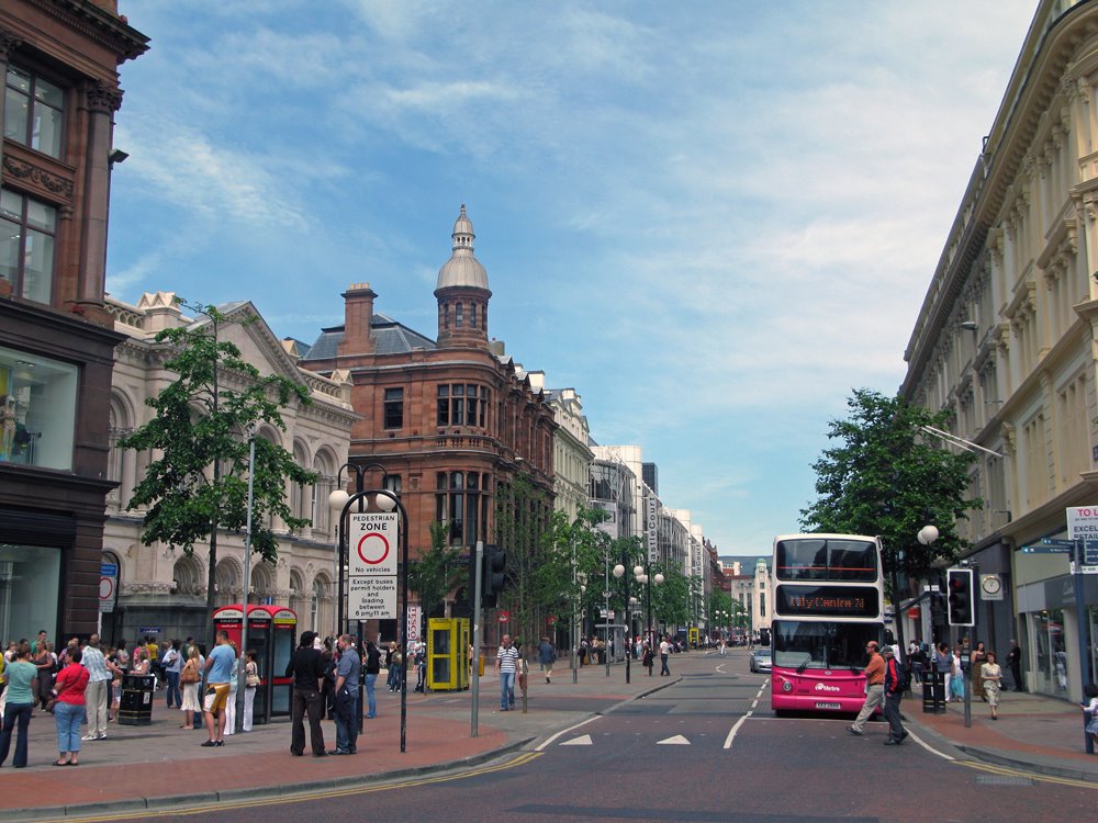 Belfast, Northern Ireland. City centre, Белфаст