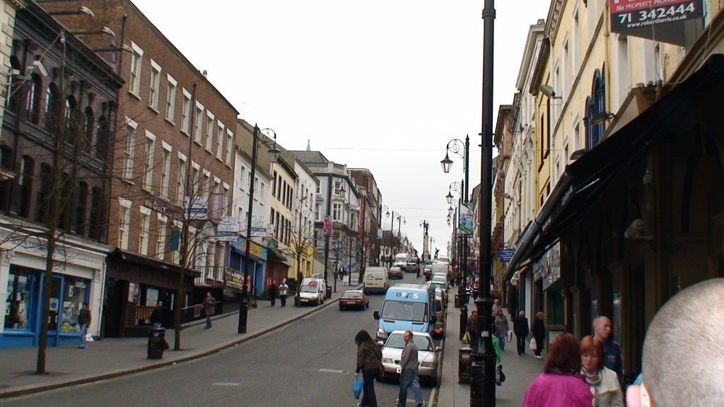 Up hill,shipquay street,Derry city.Ireland..Febuary 2009., Лондондерри