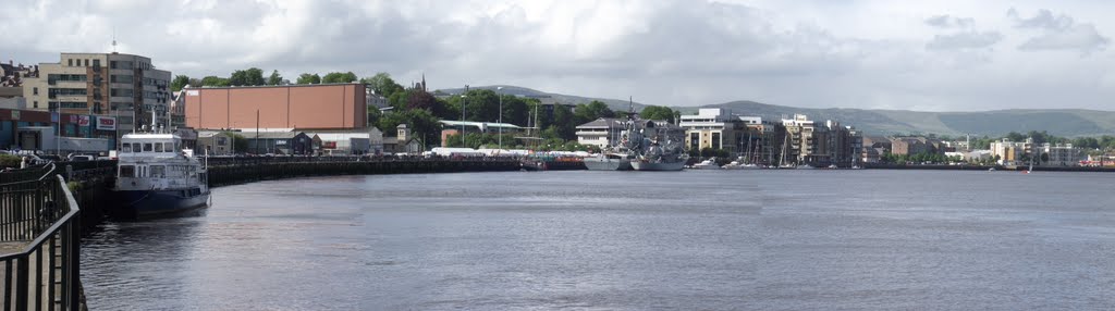 Derry, panorama, Лондондерри