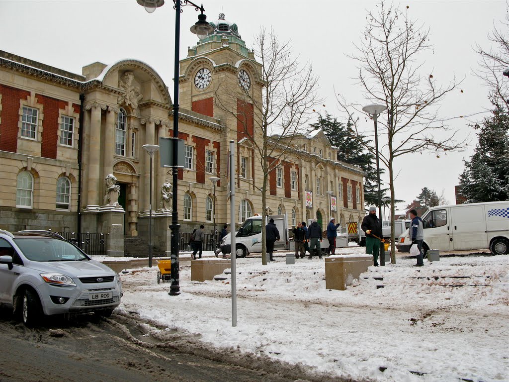 King Square in the snow, Барри