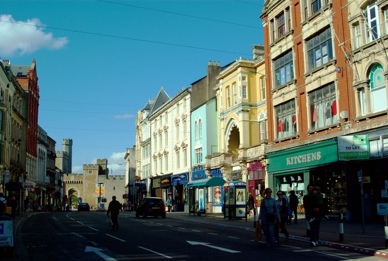Cardiff, High Street, Кардифф
