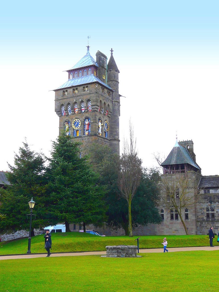 Royaume-Uni, la Tour du Château de la famille Bute à Cardiff, Кардифф