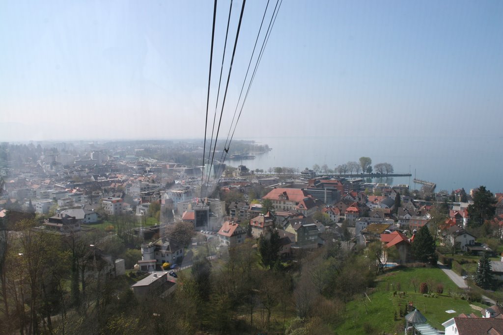 Bregenz overview from Cable Car, Брегенц