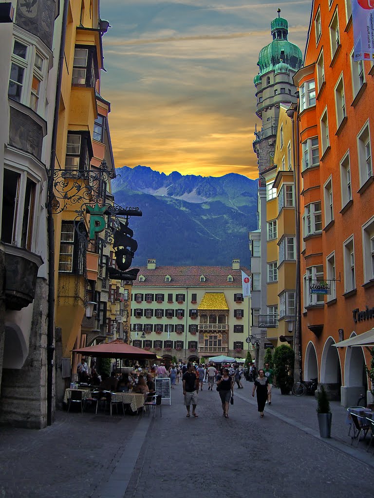 Innsbruck - Herzog Friedrich Straße - Golden Roof and Golden Sunset by ☆☆☆RM-Photography☆☆☆, Инсбрук