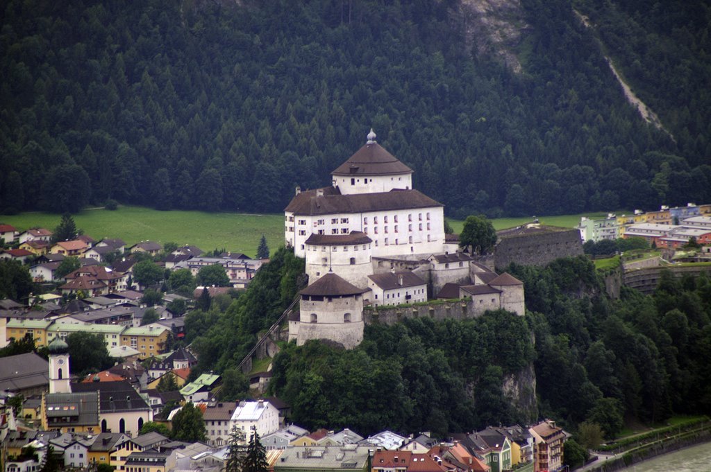 Kufstein Fortress seen from Thierberg, Куфштайн