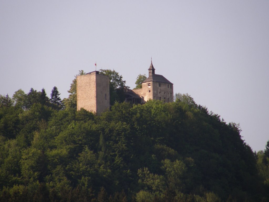 Blick auf Thierbergkapelle von Hotel Auracher Löchl, Kufstein, Österreich, Куфштайн