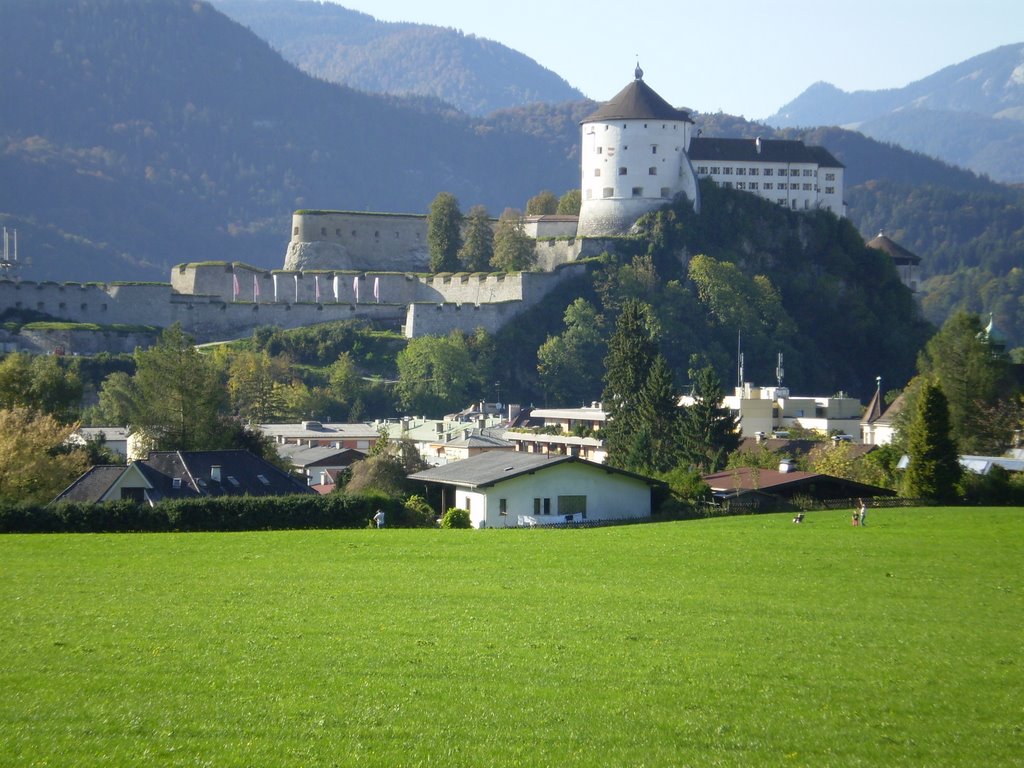 Feste Kufstein von Osten, fortress Kufstein seen from east, Куфштайн