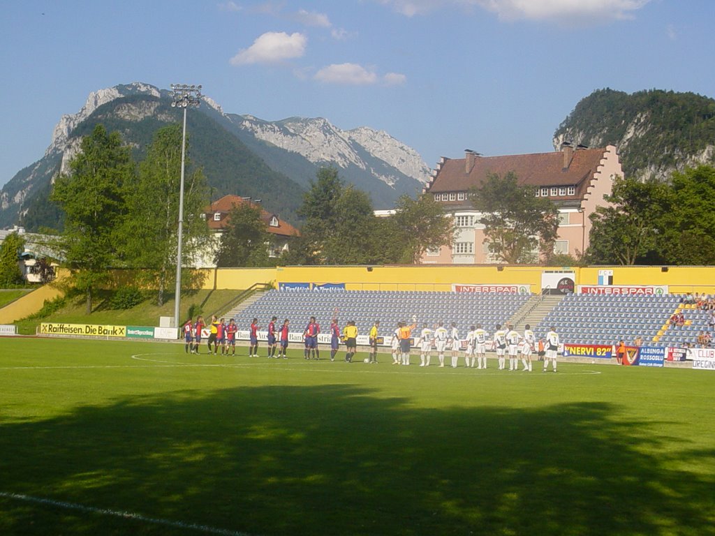 Genoa 1893 Supporters at Kufstein Stadium for friendly match (july 2006), Куфштайн