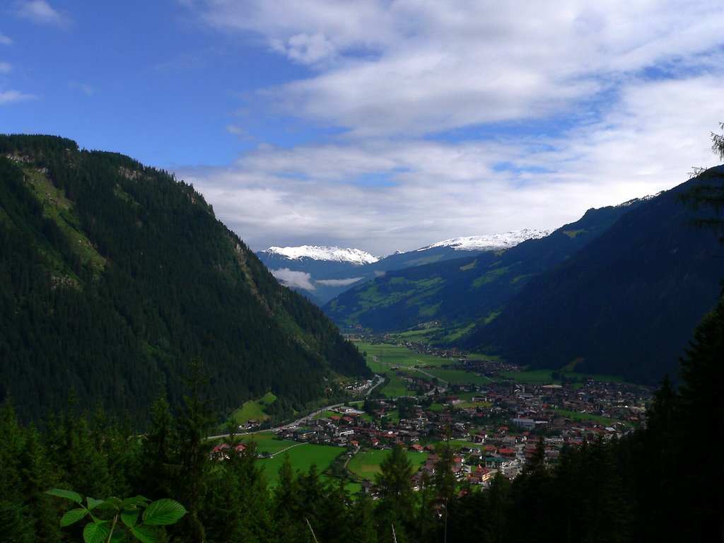 výhled na Mayrhofen, Майрхофен