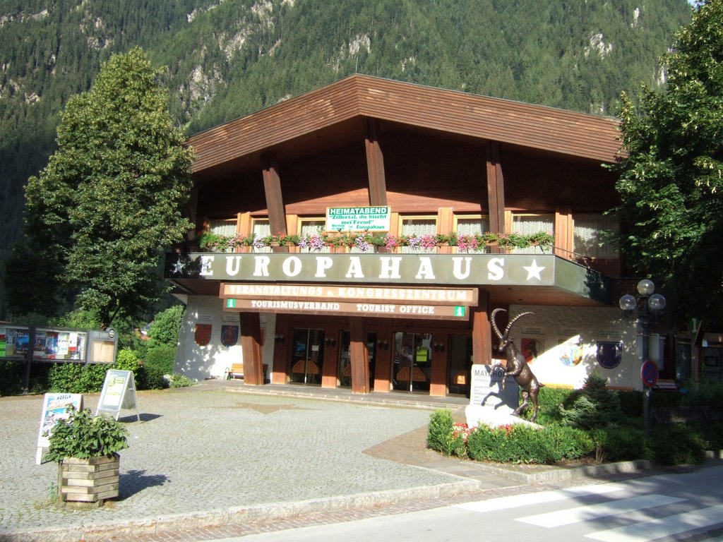 Das alte Europahaus in Mayrhofen, Майрхофен