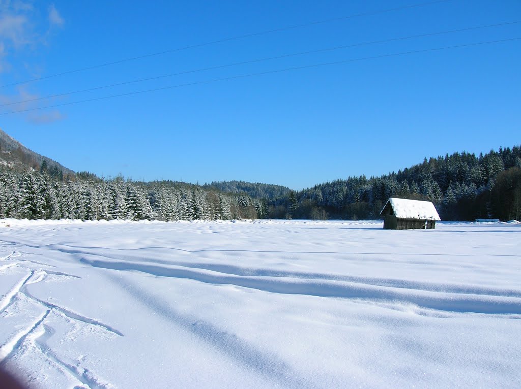 Winterlandschaft in Weißenbach, Виллач