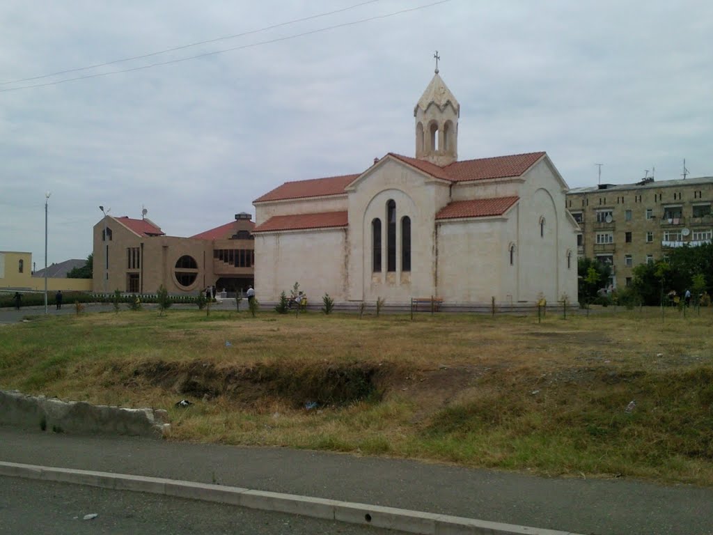 Armenian   Saint Hakovb Church , Stepanakert 2011Aug, Степанокерт